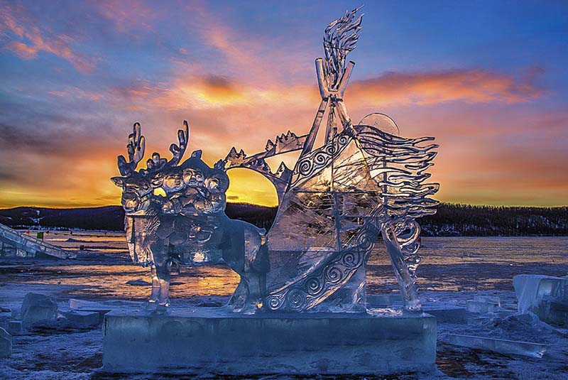 ice festival mongolia 